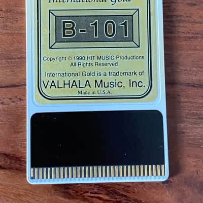 Korg M1 Valhala Music B-101 Sound Card International Gold
