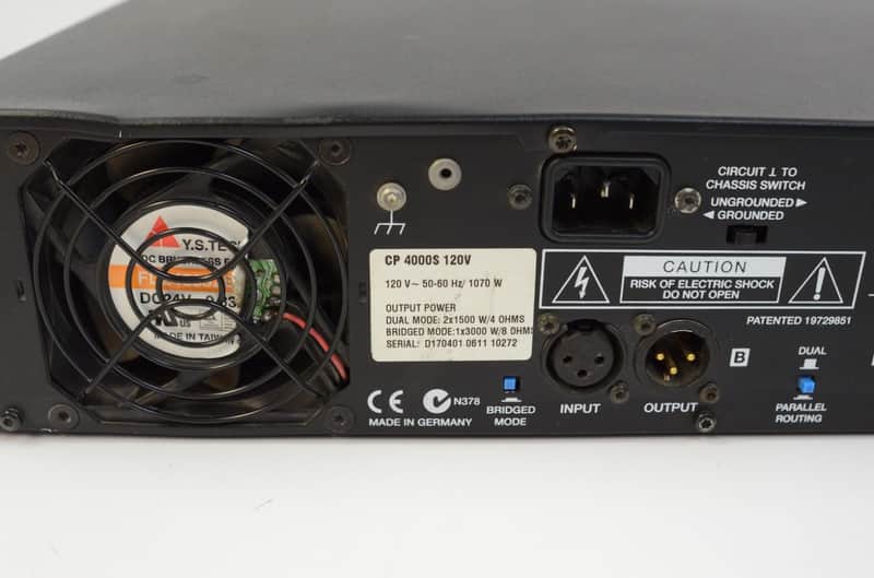 Electro-Voice CP4000S 2100 Watts Per Channel Class-H Power Amp