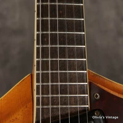 1966 MOSRITE Joe Maphis II SPRUCE top + WALNUT back/sides image 6