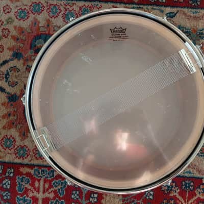 Vintage 1950s Ludwig No. 491 Pioneer 5x14" Snare Drum in Blue/Silver Duco Lacquer image 6