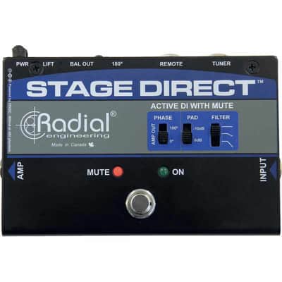 RADIAL ENGINEERING STAGE-DIRECT Pédales - D.I. pédale instrument image 2