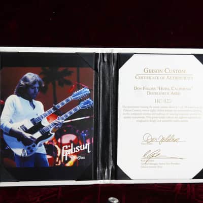 Gibson Custom Don Felder AGED EDS-1275 Double Neck HOTEL CALIFORNIA Guitar in White | MINTY w/ TAGS! image 6