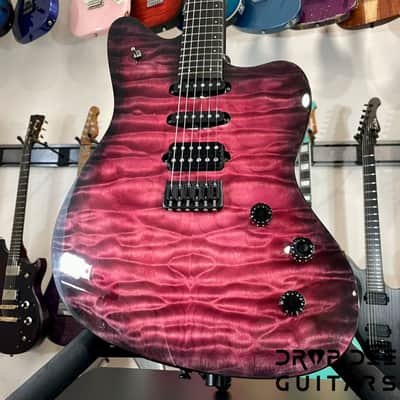 SMP Custom Shop Ichor Electric Guitar w/ Case-Red Quilt image 7