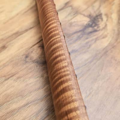 Telecaster Compatible Roasted Flame Maple Guitar Neck Satin image 5