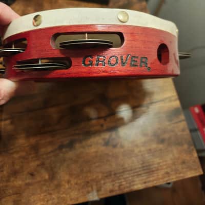 GROVER PRO PERCUSSION Custom Dry 8-inch Silver Natural Double-row Tambourine 2025 - Natural image 4