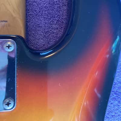 Fender MIJ '62 REISSUE JAZZ BASS 1987-1988 - SUNBURST ROSEWOOD FINGERBOARD GREAT CLEAN BASS! image 17