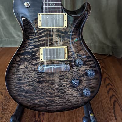 PRS - Paul Reed Smith SC245 57/08 Limited Edition 2008 Charcoal Burst Quilt 10 Top with Birds #39 image 2