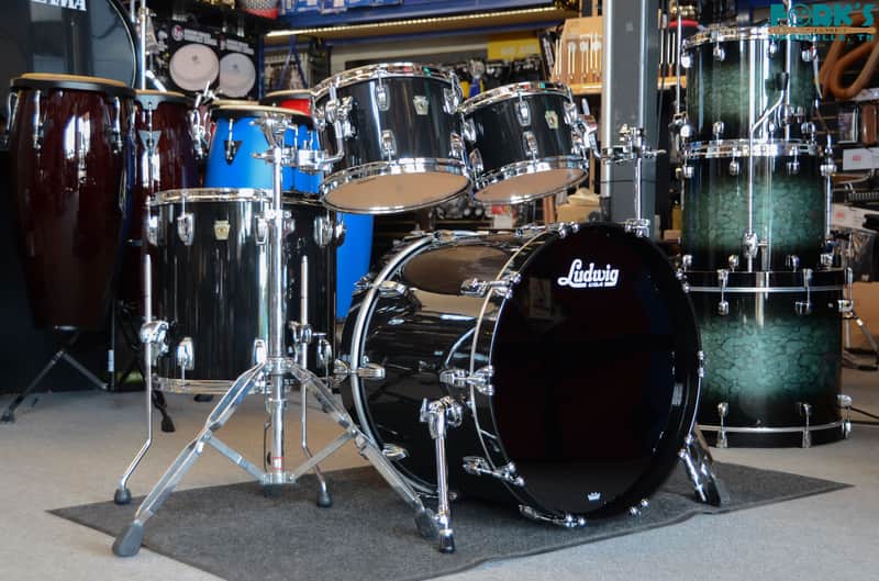 B-STOCK Ludwig Classic Maple 4pc Drum Kit - "Sable Classic Coat" image 1