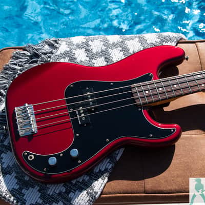 2005 Fender PB-62 Precision Bass Reissue MIJ - Old Candy Red - Pro Set Up w Perfect Frets/Action/Intonation! image 8