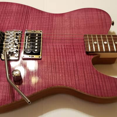USACG USA made Custom Super Tele Maple/Mahogany 2020 Purple Nitro image 10
