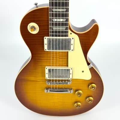 2024 Gibson Custom Shop 1959 Les Paul Hand Picked Top - Iced Tea image 6