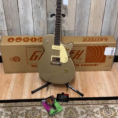 2021 Gretsch G2215-P90 Streamliner Junior Jet Club Sahara Metallic, Help Support Small Business ! image 16
