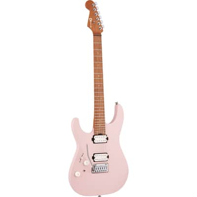 Charvel Pro-Mod DK24 HH 2PT CM Left-handed - Satin Shell Pink (B-Stock) image 4
