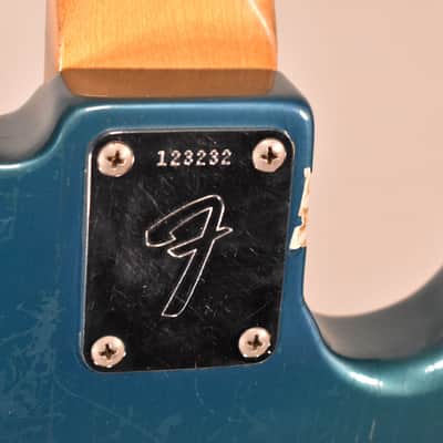 1965 Fender Jazz Bass Lake Placid Blue Finish Left-Handed Electric Bass w/OHSC image 21