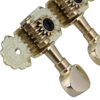 Type1 Gold Metal Machine Heads Tuning Pegs Button Instruments Accessories Replacement For Mandolin image 4