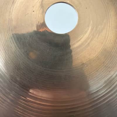 Zildjian Avedis 12” Transition Stamp (1950s) Pair Hi-Hat Cymbals image 9