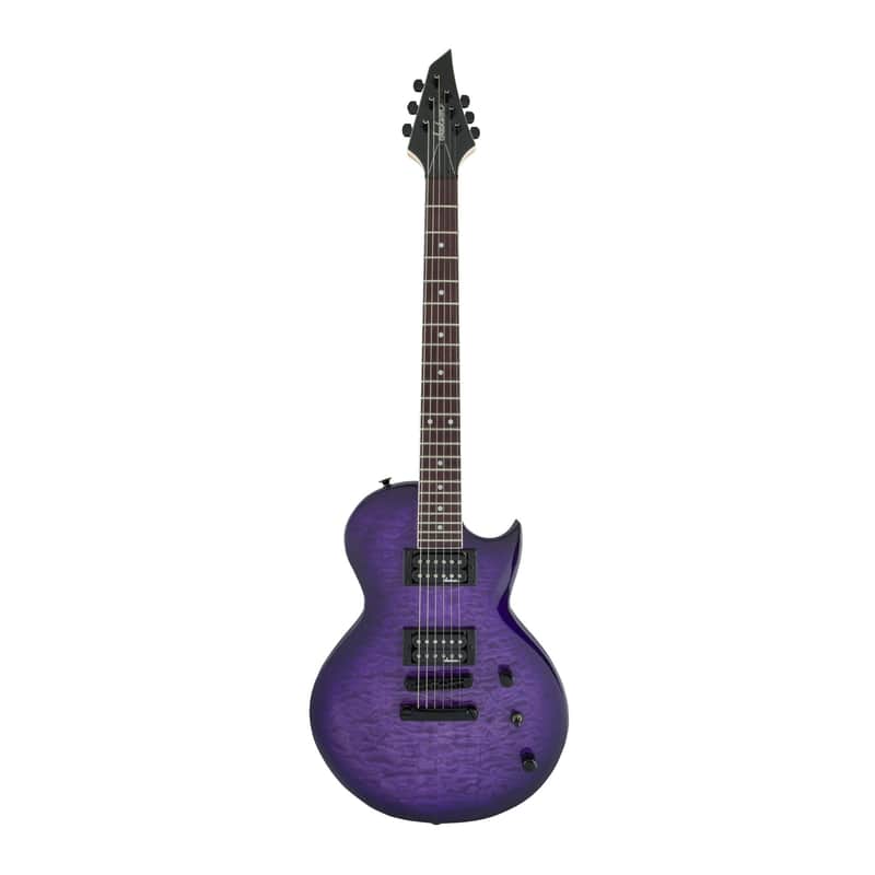 Jackson JS Series Monarkh SC JS22Q Electric Guitar Transparent Purple Burst image 1