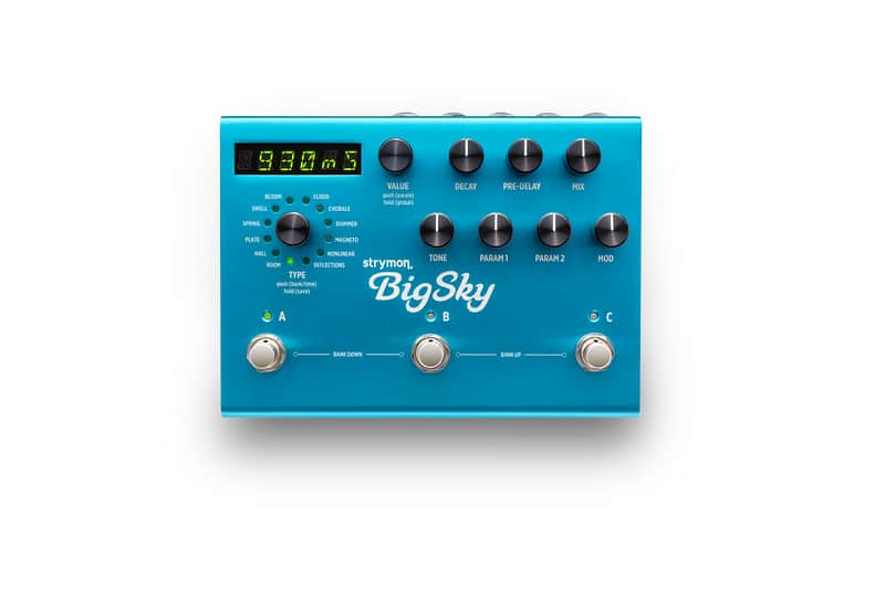 ギター strymon BigSky v.1 Strymon BigSky Multidimensional Reverb Pedal - Sims Music
