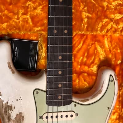 Fender Custom Shop W19 NAMM Limited 63 Stratocaster Super Heavy Relic 2019 Olympic White image 3