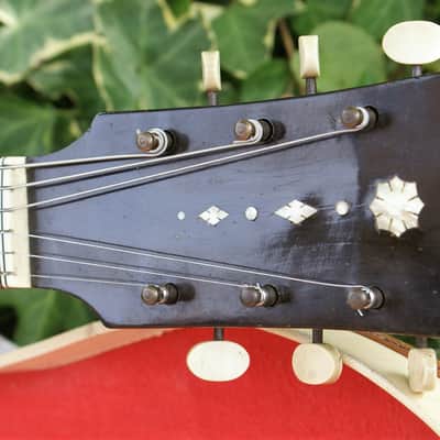 Beautiful True Vintage All Original 1956 Hofner Congress Archtop Guitar, Brunette Sunburst & OHC image 4