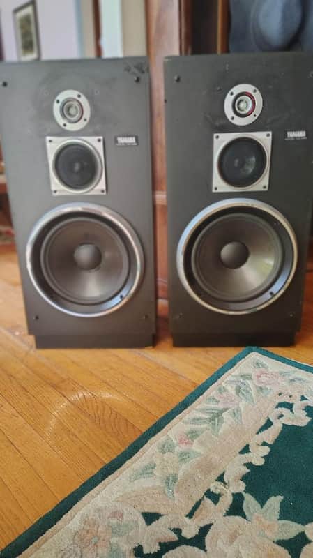 Yamaha NS A989B speakers in very good condition, new tweeters - 1980's image 1