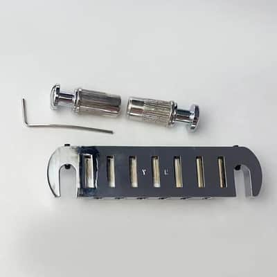 Wilkinson Chrome Wraparound Guitar Bridge Tailpiece image 4