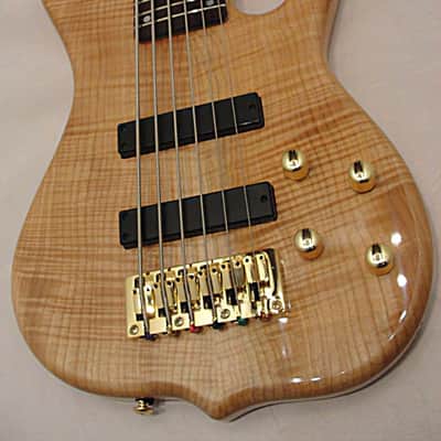Ken Smith Design KSDB6 Barn Burner Deluxe 6 String Electric Bass Guitar 2015 Natural image 6