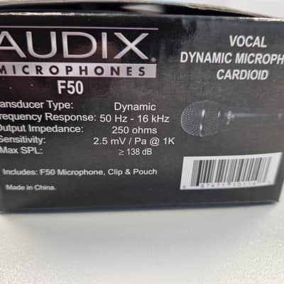 Audix F50 Handheld Cardioid Dynamic Microphone - Black image 3