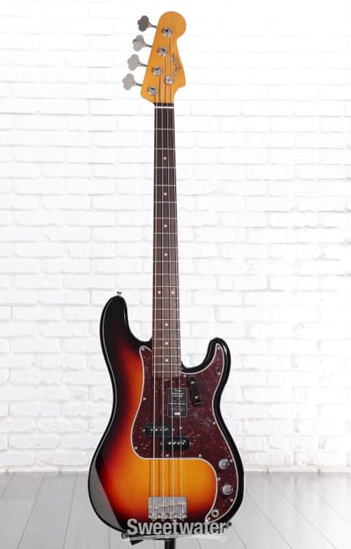 Fender American Vintage II 1960 Precision Bass - 3-tone Sunburst with Rosewood Fingerboard (PBassAV2603TSd3) image 1