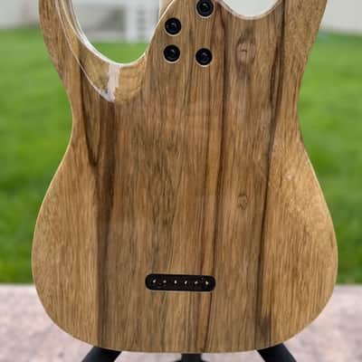 custom built Ibanez style guitar Ibanez/ESP E 2025 - Black nitro image 4