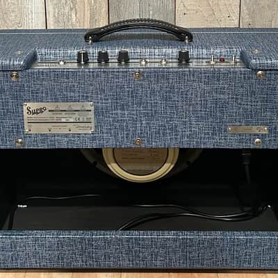 Dead Mint Supro 1968RK Keeley Custom 25-Watt 1x12" Guitar Combo Blue Rhino image 4