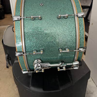 Pearl RFP2614BX/C413 Music City Custom Reference Pure 26x14" Bass Drum 2016 - 2021 - Turquoise Glass image 2