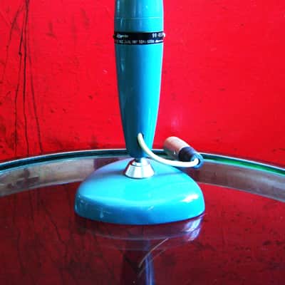 Vintage 1960's Lafayette 99-4530 dynamic microphone w stand & cable Calrad Lafayette prop display # 1 image 1