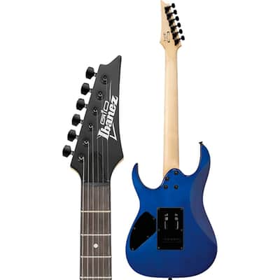 Ibanez GRG120QASP GRG Series 6-String Electric Guitar 2023 - Transparent Blue Gradation image 4