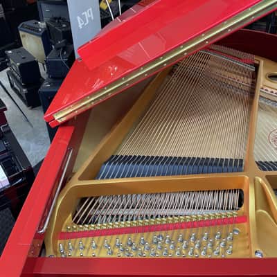 SCHULZE POLLMANN PIANOFORTE A MEZZA CODA S160 ROSSO image 5
