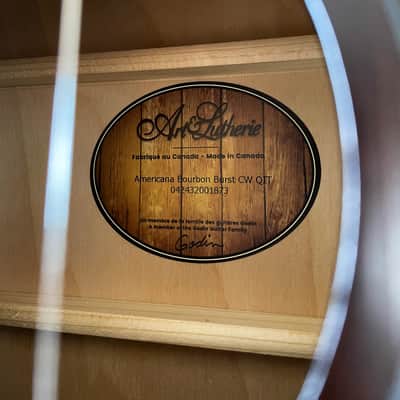 Art & Lutherie Americana Bourbon Burst QIT CW image 2