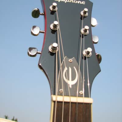Epiphone Casino Coupe - Cherry Red - Gotoh Bridge - Black Pickguard and Knobs - Upgrades! image 10