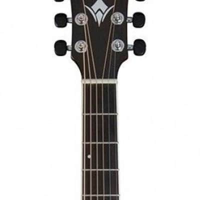 Washburn AG70CEK-A Washburn Apprentice Grand Auditorium Guitar, Spruce w/ Walnut Sides, w/ Case image 4