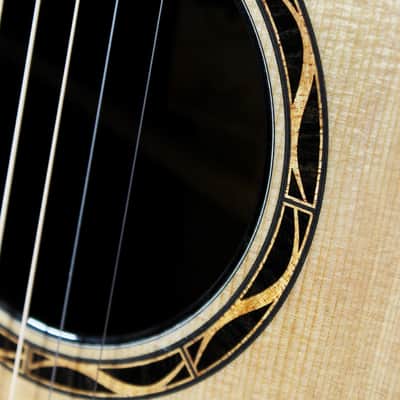 Taylor Custom GA NAMM #B5039 Royal Katalox Ebony / Torrified Spruce Guitar image 18