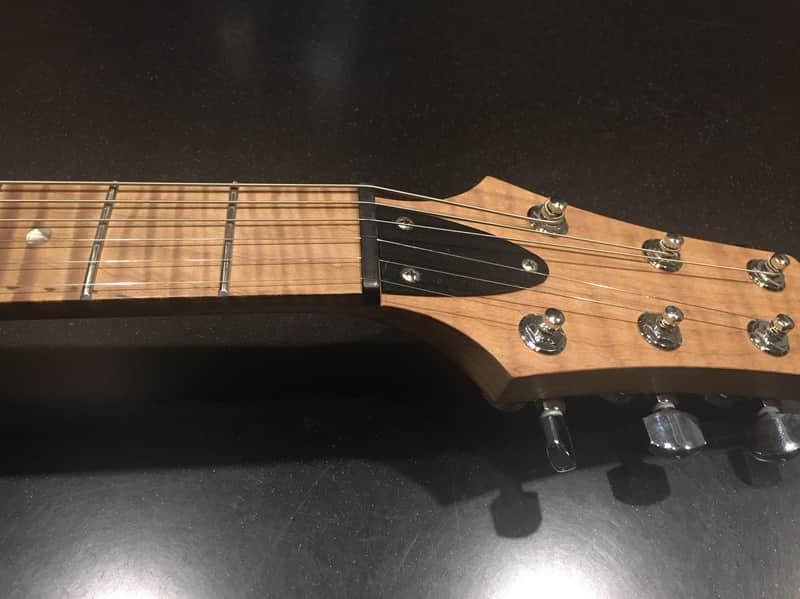 Warmoth VIP, PRS Style guitar. Flame. Lindy Fralin PAF Pickups