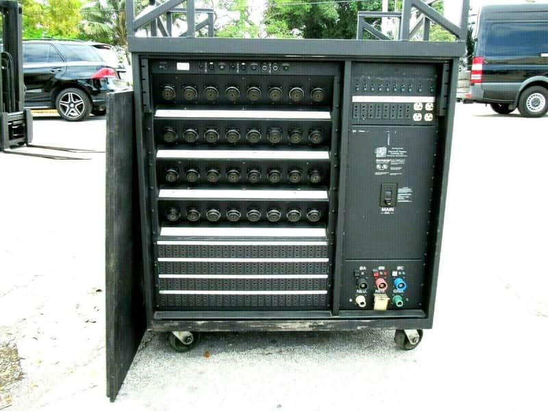ETC SENSOR 96x2.4K CEM3 MODULE 400A DIMMER RACK 4 WAY PATCH IN CASE (ONE) image 1