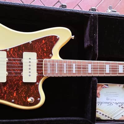 Harley Benton JA60 Jazzmaster Bareknuckle Upgrade & New pots Cream Guitar wHSC image 2