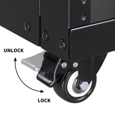 12U AV Rack Stand | 12 Space Component DJ Rack Cabinet | 19" DJ Rack Case image 2