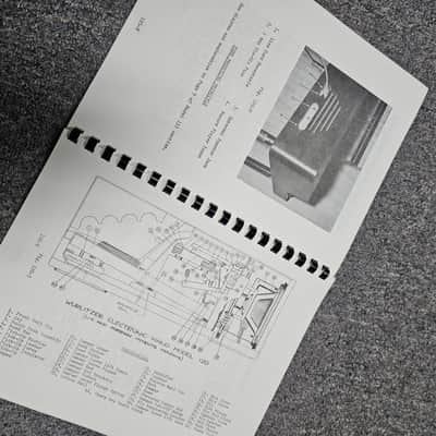 Wurlitzer Model 120 Original Service Manual - Authentic ! image 3