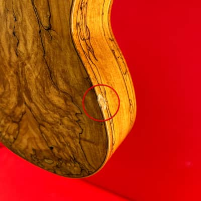 [USED] Kala KA-FMS Flame Spalted Maple Soprano Ukulele (See Description) image 3