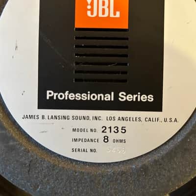 JBL 2135-8Ω Vintge Alnico Pro Version of D130, D130F image 4