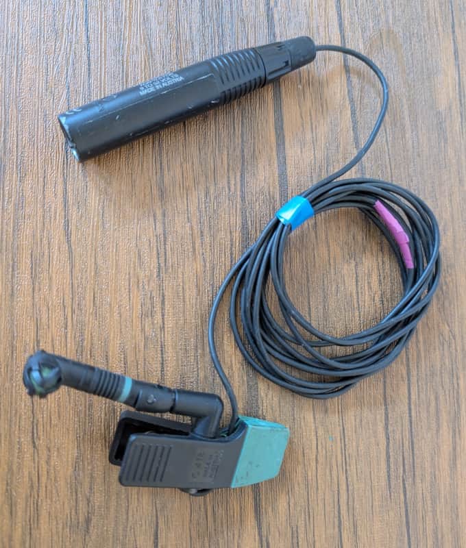 AKG C418 Hypercardioid Condenser Clip-On Percussion Microphone Mic image 1
