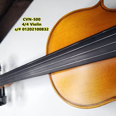 Cecilio 4/4 Deluxe Student+ Violin Aged 2 Years+ Tonewoods Solid Spruce Top Flamed Maple,Neck & sides, Inlaid Purfling, All-Ebony Components, Independent Fine-Tuners, Mongolian Horsehair Brazilwood Bows, Satin Antique Finish image 21