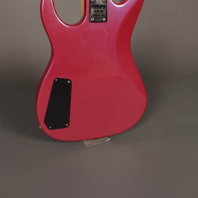 Kramer Forum IV 4 String Bass Japan 1980's Magenta image 8