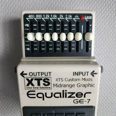 Boss GE-7 XTS Midrange Mod Xact Tone Solutions Modded Graphic Equalizer EQ image 4